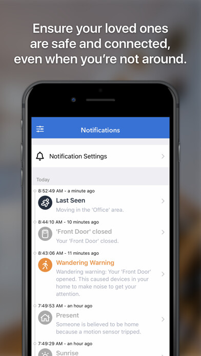 Emulate iPhone app Presence Care using MyAndroid