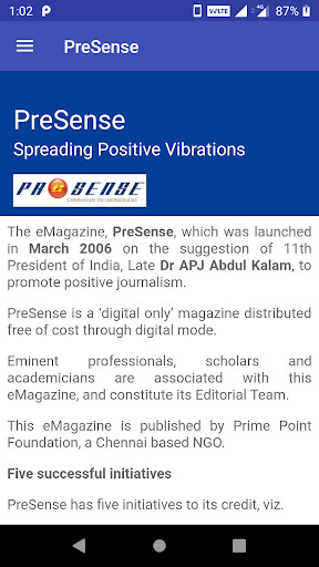 Run android online APK PRESense from MyAndroid or emulate PRESense using MyAndroid Run android online APK PRESense from MyAndroid or emulate PRESense using MyAndroid