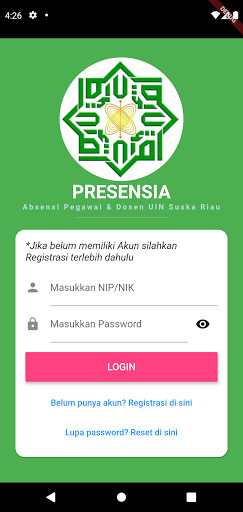Run android online APK Presensia from MyAndroid or emulate Presensia using MyAndroid