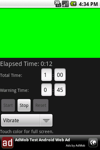 Run android online APK Presentation Timer from MyAndroid or emulate Presentation Timer using MyAndroid