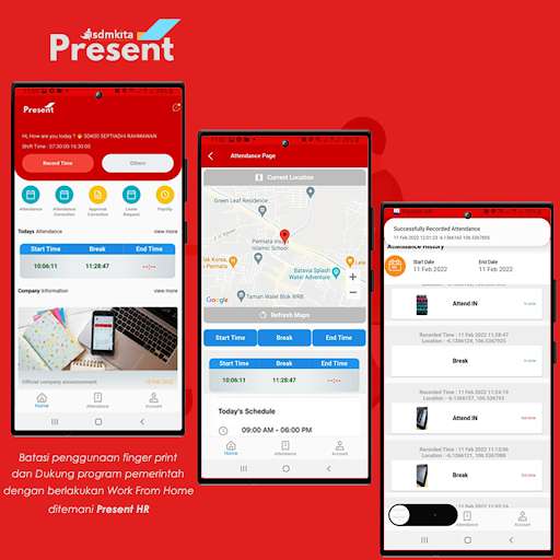 Run android online APK Present HR from MyAndroid or emulate Present HR using MyAndroid