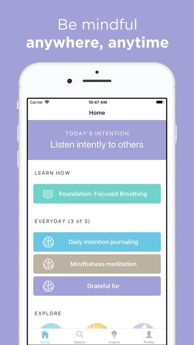 Emulate iPhone app Present Sense - Mindfulness using MyAndroid Emulate iPhone app Present Sense - Mindfulness using MyAndroid