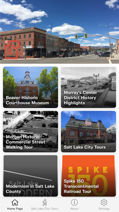 Emulate iPhone app Preservation Utah Tours using MyAndroid
