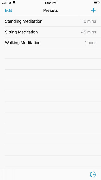 Emulate iPhone app Preset Meditation Timer using MyAndroid Emulate iPhone app Preset Meditation Timer using MyAndroid