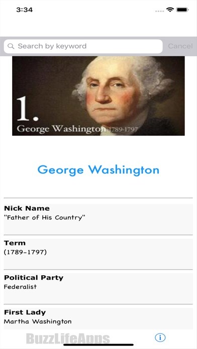 Emulate iPhone app Presidents-USA using MyAndroid Emulate iPhone app Presidents-USA using MyAndroid