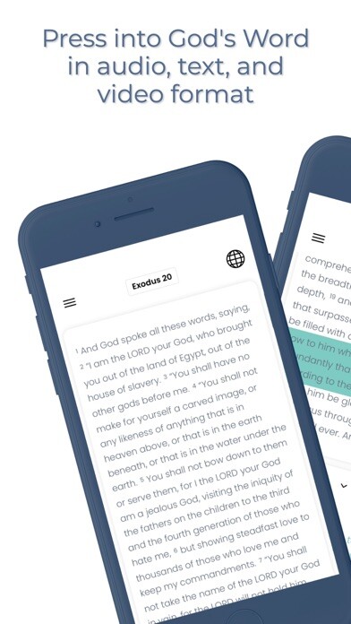 Emulate iPhone app PressBible using MyAndroid