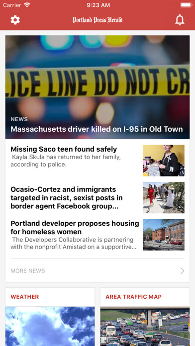Emulate iPhone app Press Herald Headlines using MyAndroid Emulate iPhone app Press Herald Headlines using MyAndroid