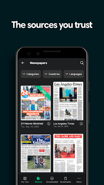 Run android online APK PressReader news from MyAndroid or emulate PressReader news using MyAndroid