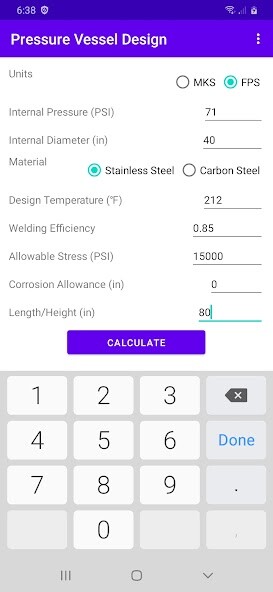 Run android online APK Pressure Vessel Design from MyAndroid or emulate Pressure Vessel Design using MyAndroid