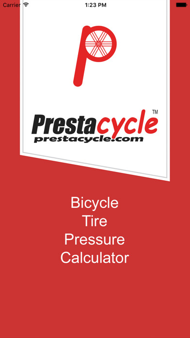Emulate iPhone app Prestacycle Bicycle Tire Pressure Calculator using MyAndroid Emulate iPhone app Prestacycle Bicycle Tire Pressure Calculator using MyAndroid