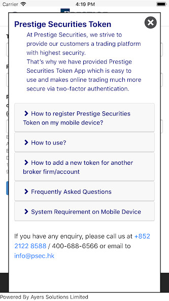 Run android online APK Prestige 2FA from MyAndroid or emulate Prestige 2FA using MyAndroid