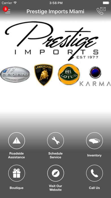 Emulate iPhone app Prestige Imports Miami using MyAndroid Emulate iPhone app Prestige Imports Miami using MyAndroid