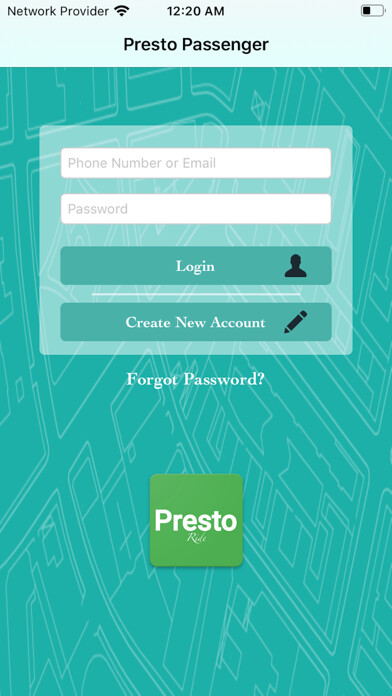 Emulate iPhone app Presto Passenger using MyAndroid