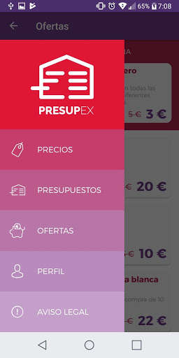 Run android online APK Presupex-pintores from MyAndroid or emulate Presupex-pintores using MyAndroid
