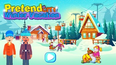 Emulate iPhone app Pretend City Winter Vacation using MyAndroid