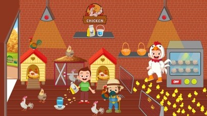 Emulate iPhone app Pretend Play Chicken Farm Life using MyAndroid