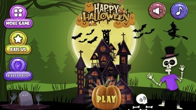 Emulate iPhone app Pretend Play Halloween Party using MyAndroid