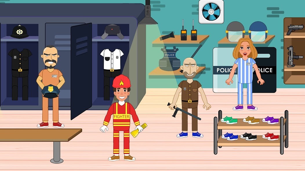 Run android online APK Pretend Play Prison Town: Jail House Story from MyAndroid or emulate Pretend Play Prison Town: Jail House Story using MyAndroid
