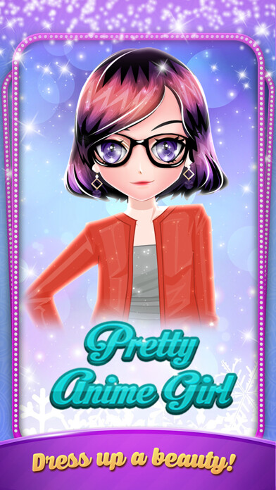 Emulate iPhone app Pretty Anime Girl: Dressup and makeup using MyAndroid