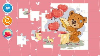 Emulate iPhone app Pretty Bear Jigsaw Puzzle Fun using MyAndroid