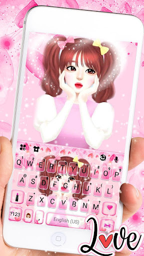 Run android online APK Pretty Bow Girl Keyboard Theme from MyAndroid or emulate Pretty Bow Girl Keyboard Theme using MyAndroid