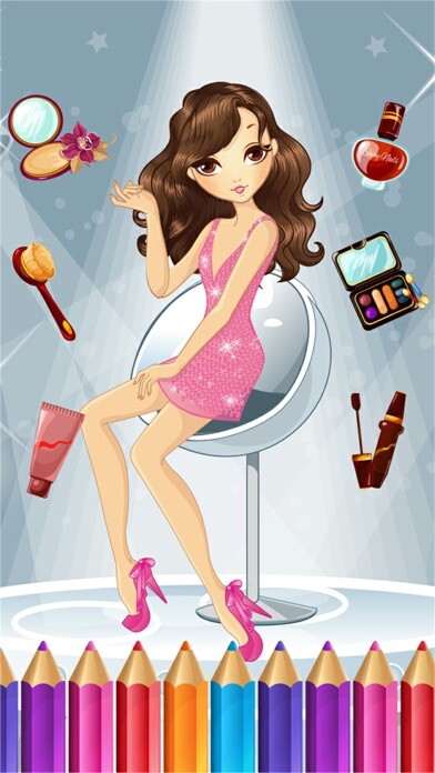 Emulate iPhone app Pretty Girl Fashion Colorbook Drawing to Paint Coloring Game for Kids using MyAndroid Emulate iPhone app Pretty Girl Fashion Colorbook Drawing to Paint Coloring Game for Kids using MyAndroid