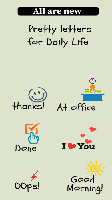 Emulate iPhone app Pretty letters for Daily life using MyAndroid Emulate iPhone app Pretty letters for Daily life using MyAndroid