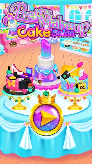 Emulate iPhone app Pretty Makeup Cake Salon using MyAndroid