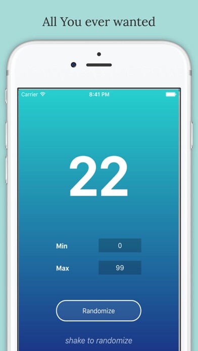Emulate iPhone app Pretty Random Premium - Random Number Generator using MyAndroid Emulate iPhone app Pretty Random Premium - Random Number Generator using MyAndroid