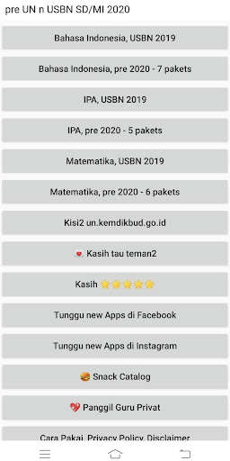 Run android online APK Pre UN n USBN SD MI 2020 Soal Kunci Bahasan from MyAndroid or emulate Pre UN n USBN SD MI 2020 Soal Kunci Bahasan using MyAndroid Run android online APK Pre UN n USBN SD MI 2020 Soal Kunci Bahasan from MyAndroid or emulate Pre UN n USBN SD MI 2020 Soal Kunci Bahasan using MyAndroid