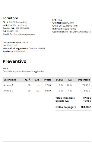 Run android online APK Preventivi via Email - PvE from MyAndroid or emulate Preventivi via Email - PvE using MyAndroid