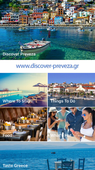 Emulate iPhone app Preveza, Discover Preveza using MyAndroid
