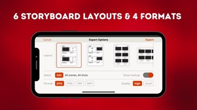 Emulate iPhone app Previs Pro - Storyboard Fast using MyAndroid