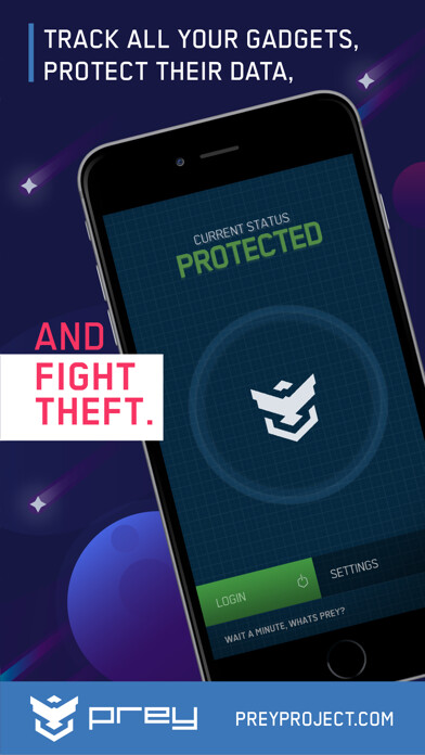 Emulate iPhone app Prey Find my Phone Tracker GPS using MyAndroid