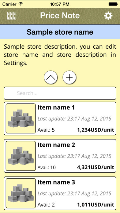 Emulate iPhone app Price Note - for small business using MyAndroid