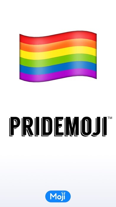 Emulate iPhone app PrideMoji by Moji Stickers using MyAndroid