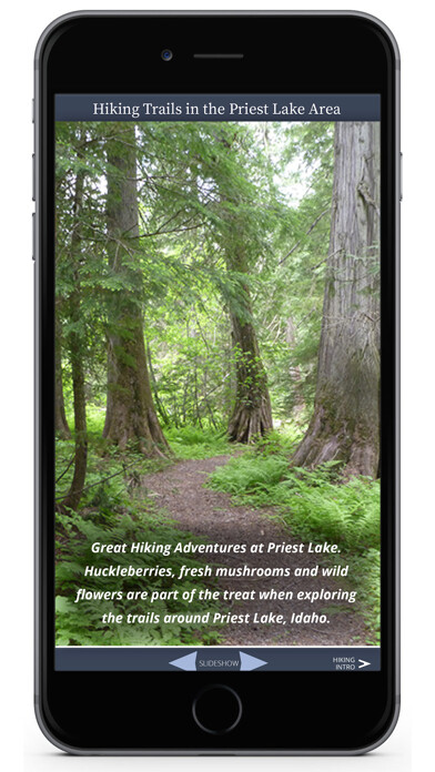 Emulate iPhone app Priest Lake, ID Trails Guide using MyAndroid Emulate iPhone app Priest Lake, ID Trails Guide using MyAndroid