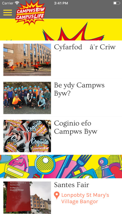Emulate iPhone app Prifysgol Bangor Campws Byw using MyAndroid Emulate iPhone app Prifysgol Bangor Campws Byw using MyAndroid