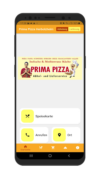 Run android online APK Prima Pizza Herblozheim from MyAndroid or emulate Prima Pizza Herblozheim using MyAndroid