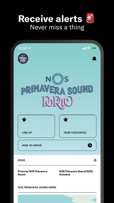 Emulate iPhone app Primavera Sound Porto using MyAndroid
