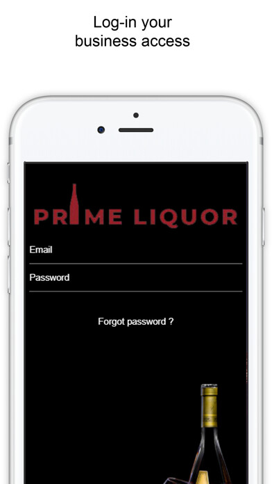 Emulate iPhone app Prime Liquor Admin using MyAndroid