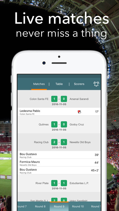 Emulate iPhone app Primera Division - Live Football Statistics using MyAndroid