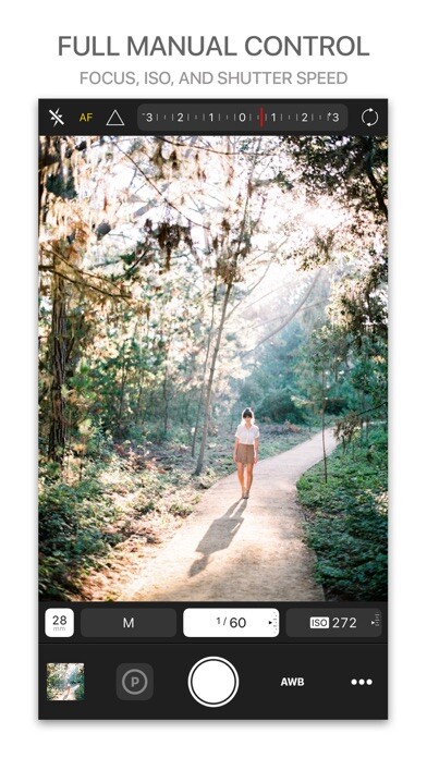 Emulate iPhone app Prime - RAW Manual Camera using MyAndroid