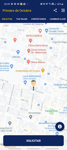 Run android online APK Primero de Octubre - Clientes from MyAndroid or emulate Primero de Octubre - Clientes using MyAndroid