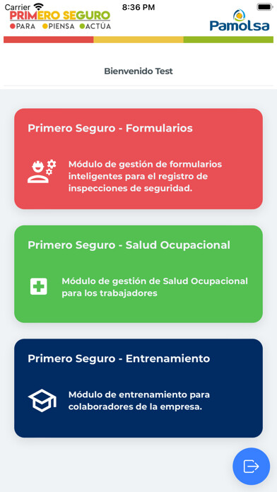 Emulate iPhone app Primero Seguro using MyAndroid