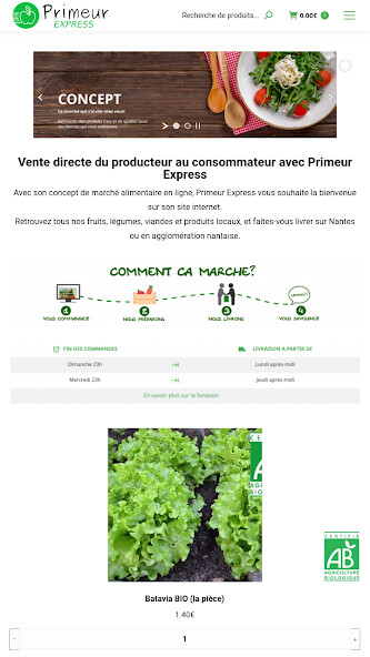 Run android online APK Primeur Express from MyAndroid or emulate Primeur Express using MyAndroid