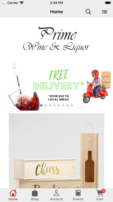 Emulate iPhone app Prime Wine & Liquor using MyAndroid Emulate iPhone app Prime Wine & Liquor using MyAndroid