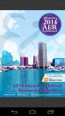 Emulate Android APK PRIMR 2014 AER Conference Emulate Android APK PRIMR 2014 AER Conference