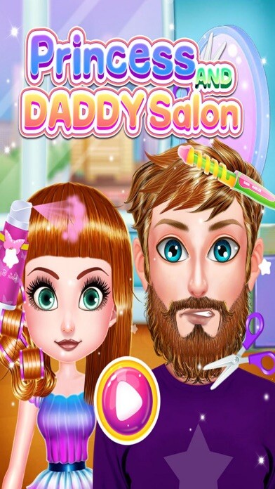 Emulate iPhone app Princess And Daddy Salon using MyAndroid