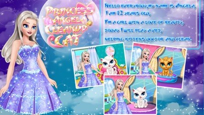Emulate iPhone app Princess Angela Clean up Cat using MyAndroid Emulate iPhone app Princess Angela Clean up Cat using MyAndroid